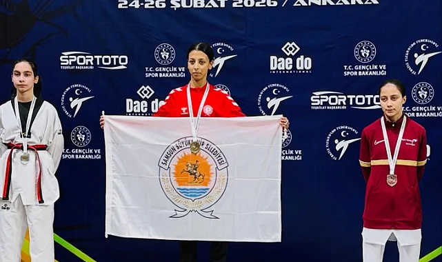 Samsunlu Tuana Şafak Taekwondo Türkiye Şampiyonu Oldu