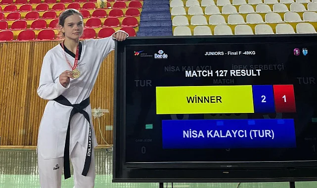Samsunlu Zeynep Nisa Kalaycı Taekwondoda Türkiye Finallerinde
