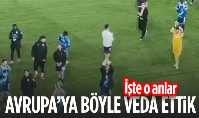 Samsunspor Avrupa'ya Böyle Veda Etti! İşte O Görüntüler...