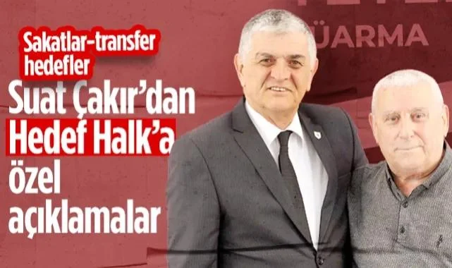 Samsunspor Basın Sözcüsü Suat Çakır'dan Hedef Halk Gazetesi'ne Özel Açıklamalar! Sakatlar-Transfer-Hedefler...