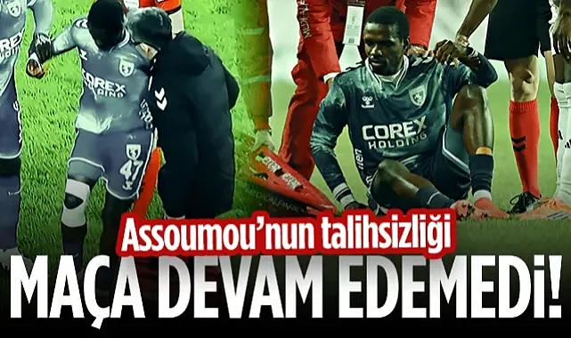 Samsunspor'da Assoumou Şoku! Maça Devam Edemedi...