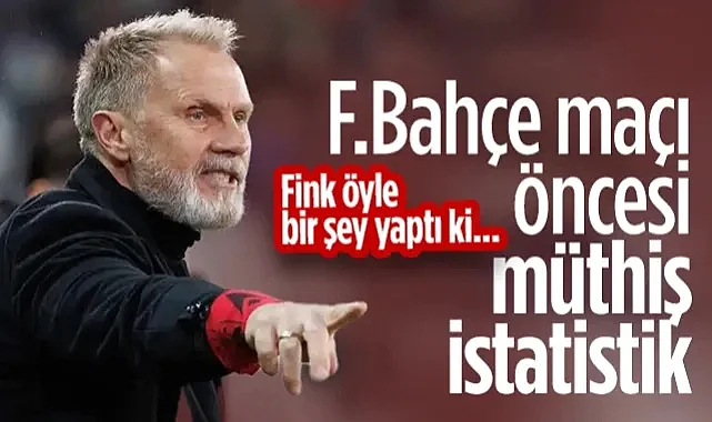 Samsunspor'da Fink Öyle Bir Şey Yaptı Ki... Fenerbahçe Maçı Öncesi Müthiş İstatistik!