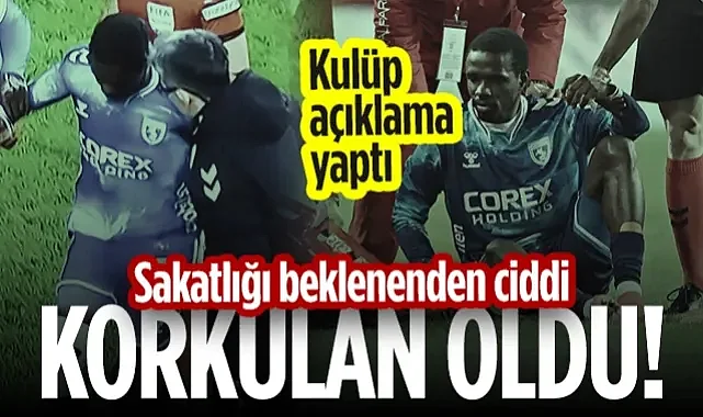 Samsunspor'da Korkulan Oldu! Assoumou'nun Sakatlığı Beklenenden Ciddi Çıktı!
