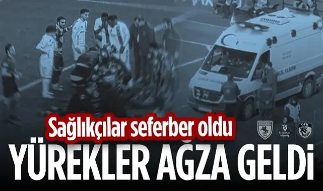 Samsunspor - Gaziantep FK Maçında Yürekler Ağza Geldi! İki İsim İçin Sağlıkçılar Seferber Oldu...