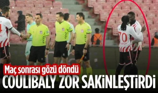 Samsunspor-Kayserispor Maçı Sonrası Marius Çıldırdı! Coulibaly Zor Sakinleştirdi...