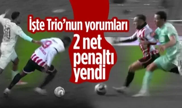 Samsunspor-Kayserispor Maçında Hakem Faciası! İki Net Penaltı Yendi! İşte Trio'nun Yorumları...