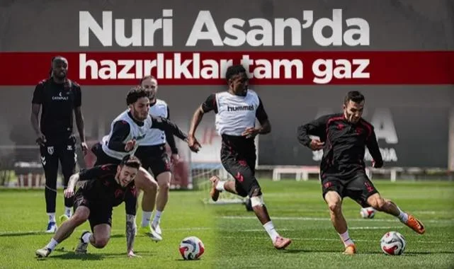 Samsunspor, Konyaspor Maçı Hazırlıklarını Tam Gaz Sürdürdü