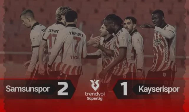 Samsunspor Son Dakikada Güldü! Samsunspor: 2 - Kayserispor: 1 (Maç Özeti)