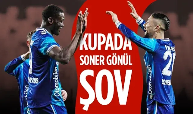 Ziraat Türkiye Kupası'nda Soner Gönül Şov!