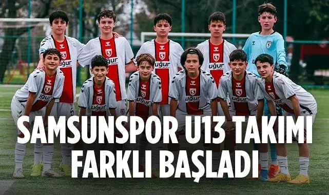 Samsunspor U13 Sezona Fırtına Gibi Başladı
