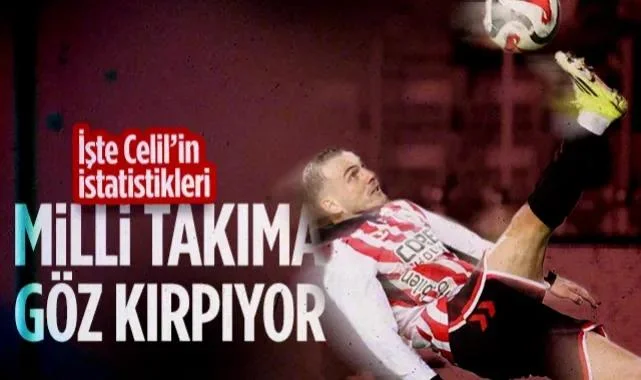 Samsunspor'un Enerji Küpü Celil Yüksel, Milli Takım Kapısında! İşte İstatistikleri...
