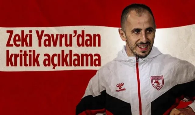 Samsunspor'un Kaptanı Zeki Yavru'dan Kritik Açıklama