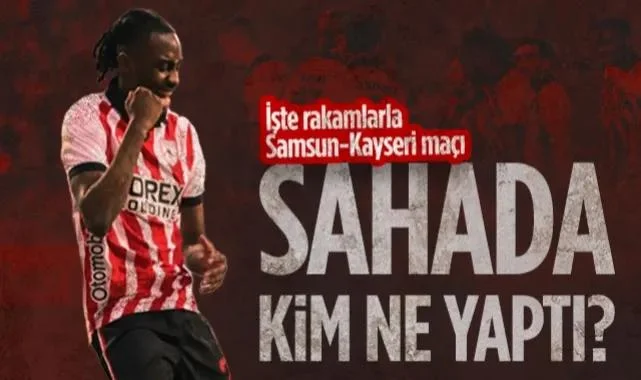 Samsunspor'un Kayserispor Maçında Kim Ne Yaptı? İşte O İstatistikler...