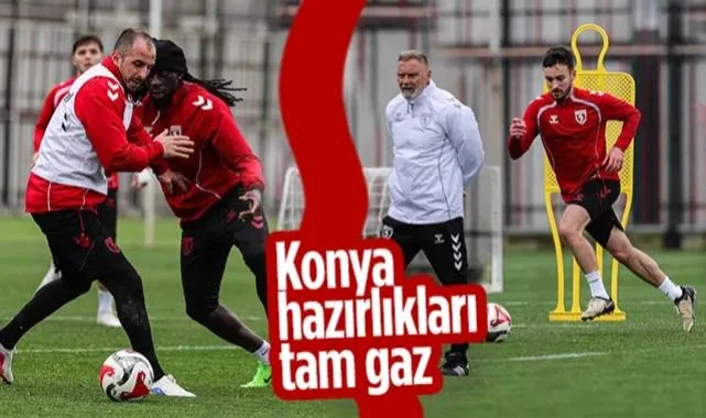 Samsunspor'un Konyaspor Maçı Hazırlıkları Tam Gaz Sürüyor!