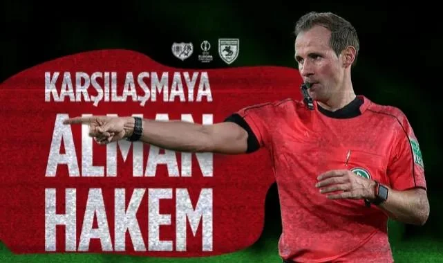 Samsunspor'un Rayo Vallecano Rövanşına Alman Hakem