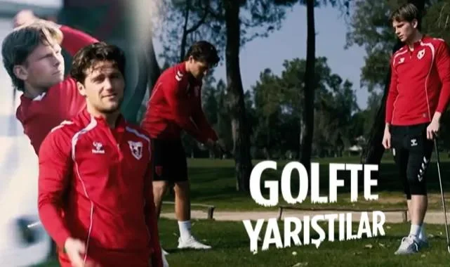 Samsunspor’un Yıldızları Golf Sahasında Kozlarını Paylaştı