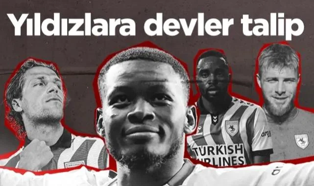 Samsunspor'un Yıldızlarına Devler Talip