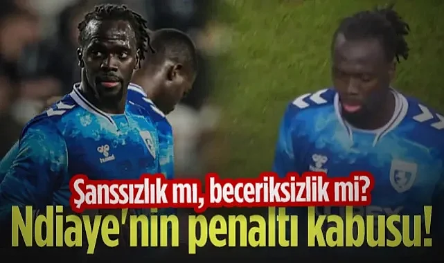Samsunsporlu Ndiaye'nin Penaltı Kabusu! Şanssızlık mı, Beceriksizlik mi?