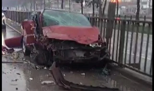 Tekkeköy'de Otomobil ve Tır Çarpıştı: 1 Yaralı