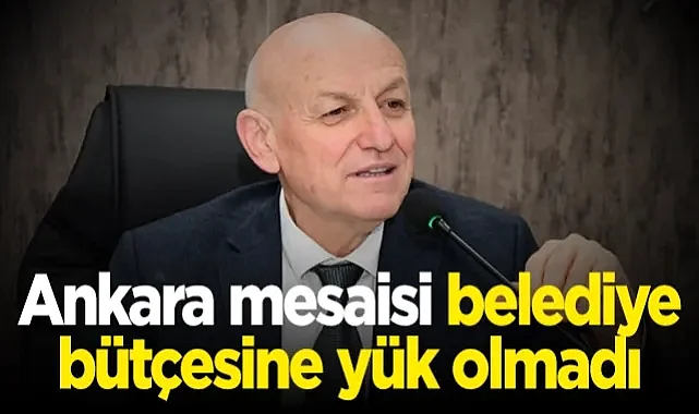 Terme Belediye Başkanı Şenol Kul: Ankara Mesaisi Belediye Bütçesine Yük Olmadı