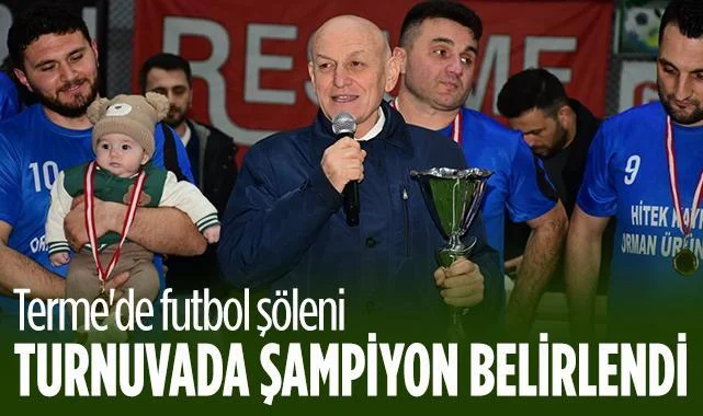 Terme'de Hilal Dondurma Futbol Turnuvası'nın Şampiyonu Belli Oldu
