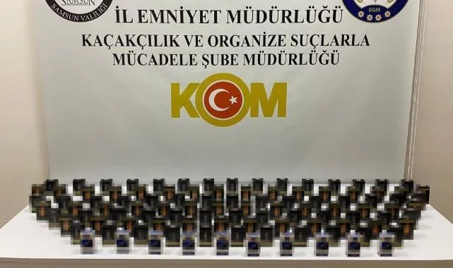 Terme'de Kaçak Makaron Operasyonu: Binlerce Adet Ele Geçirildi