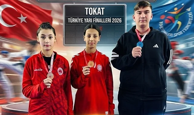 Terme Taekwondo'dan Tokat'ta Büyük Başarı: 3 Madalya Birden