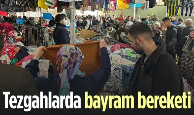 Tezgahlarda Bayram Bereketi: Çarşamba Esnafının Yüzü Gülüyor