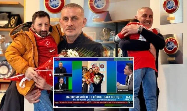 TFF Başkanı Hacıosmanoğlu ve Köksal Baba Arasında Renkli Anlar