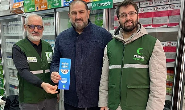 Yeşilay Gönüllülerinden Esnafa Bağımlılıkla Mücadele Ziyareti
