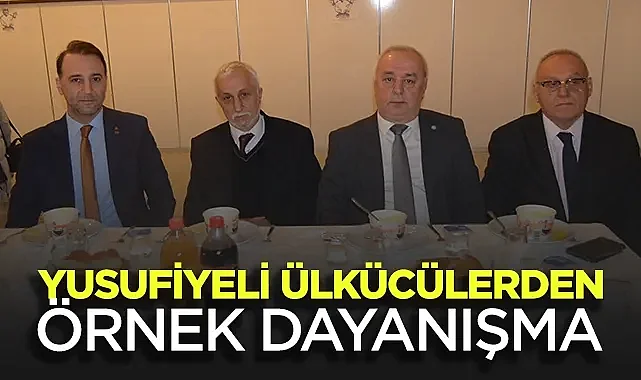 Yusufiyeli Ülkücülerden Örnek Dayanışma