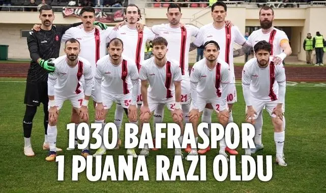 1930 Bafraspor Deplasmanda Puan Paylaştı