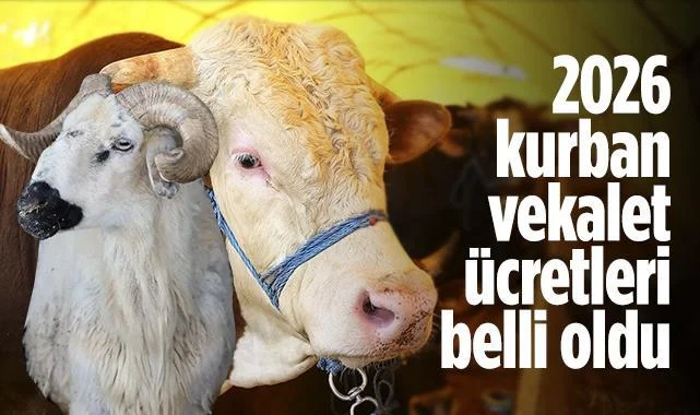 2026 Kurban Vekalet Ücretleri Belli Oldu