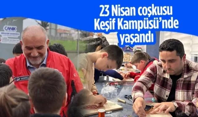 23 Nisan Coşkusu Canik Keşif Kampüsü’nde Yaşandı