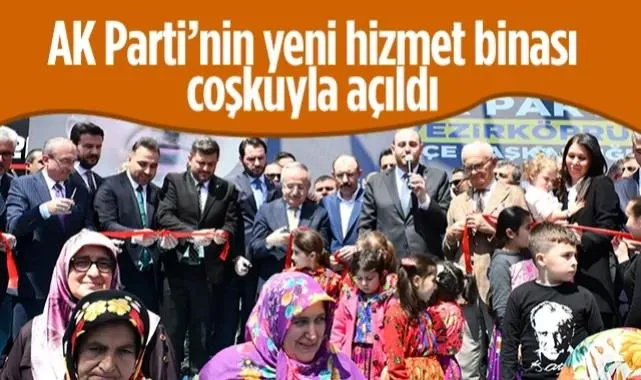 AK Parti Vezirköprü Yeni Hizmet Binası Coşkuyla Açıldı