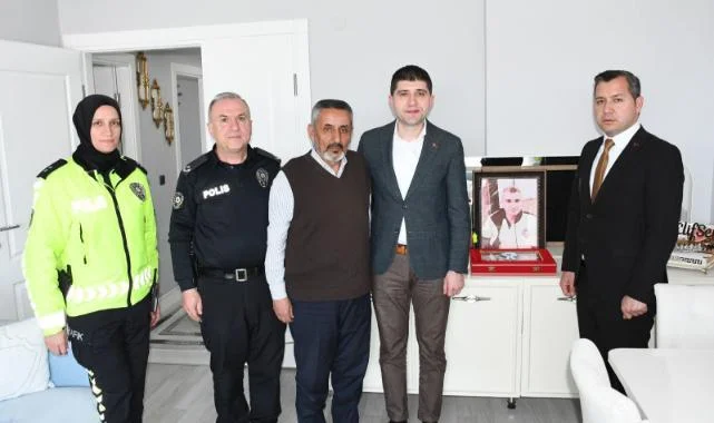 Alaçam'da Şehit Yusuf Ceylan'ın Ailesine Anlamlı Ziyaret