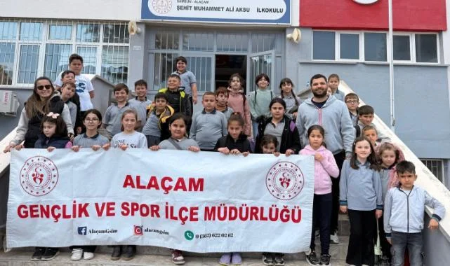 Alaçam'da 'Spora İlkadım' Projesiyle Çocuklar Sporla Tanışıyor