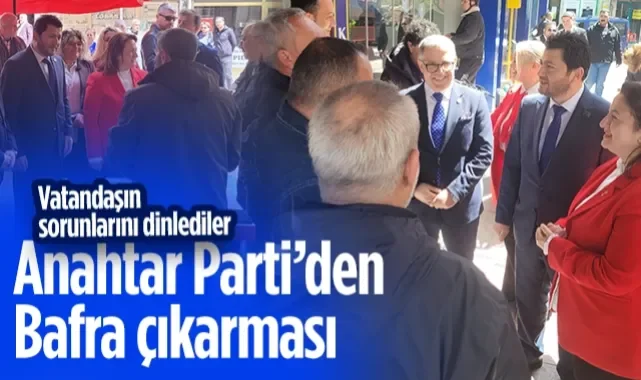 Anahtar Parti'den Bafra Çıkarması! Vatandaşın Sorunlarını Dinlediler...