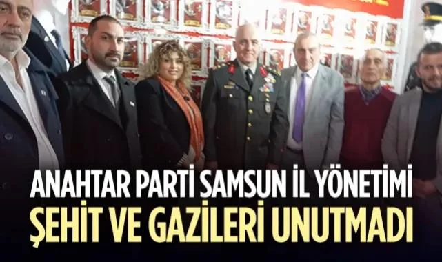 Anahtar Parti Samsun İl Yönetimi Şehit ve Gazileri Unutmadı