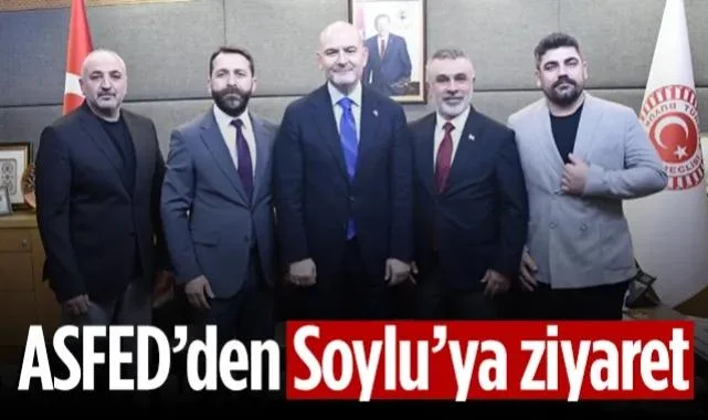 Ankara’da Samsun Rüzgarı! ASFED'den Süleyman Soylu’ya Ziyaret 