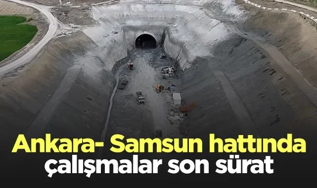 Ankara- Samsun Hattında Çalışmalar Son Sürat