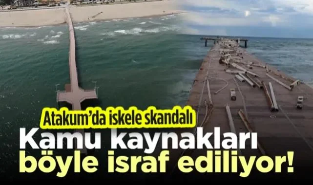 Atakum'da İskele Skandalı! Kamu Kaynakları Böyle İsraf Ediliyor!