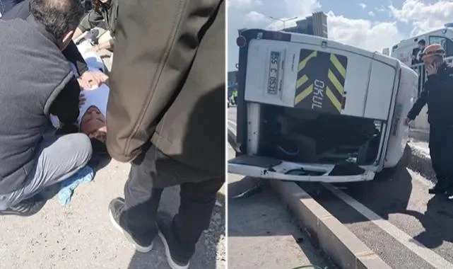 Atakum’da Minibüs Devrildi: AFAD Ekipleri Saniyeler İçinde Müdahale Etti!