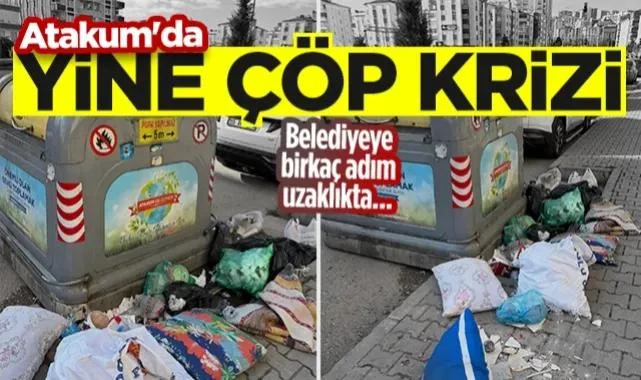 Atakum'da Yine Çöp Krizi! Belediyeye Birkaç Adım Uzaklıkta...