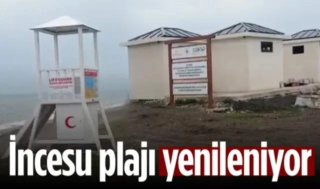 Atakum İncesu Plajı Yenileniyor! Mavi Bayraklı Plaja Modern Dokunuş...