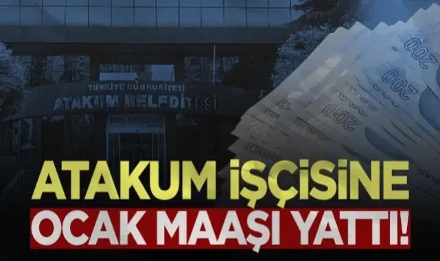 Atakum İşçisine Ocak Maaşı Yattı!