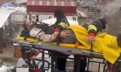 Bafra'da İnşaatta İş Kazası: 1 İşçi Yaralandı