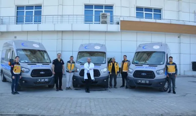 Bafra Devlet Hastanesi Ambulans Filosunu Güçlendirdi