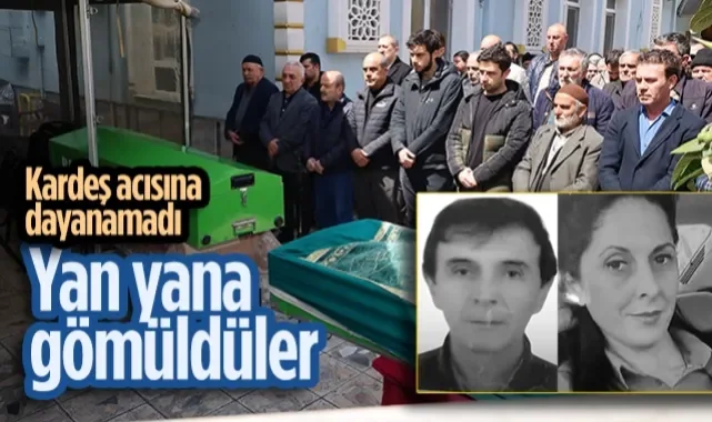 Bafra'da Büyük Acı: İki Kardeş Yan Yana Toprağa Verildi