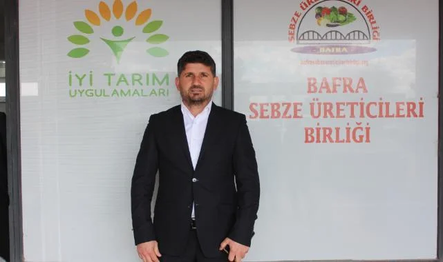 Bafra Sebze Üreticileri Birliği'nde Adem Aşçı Güven Tazeledi